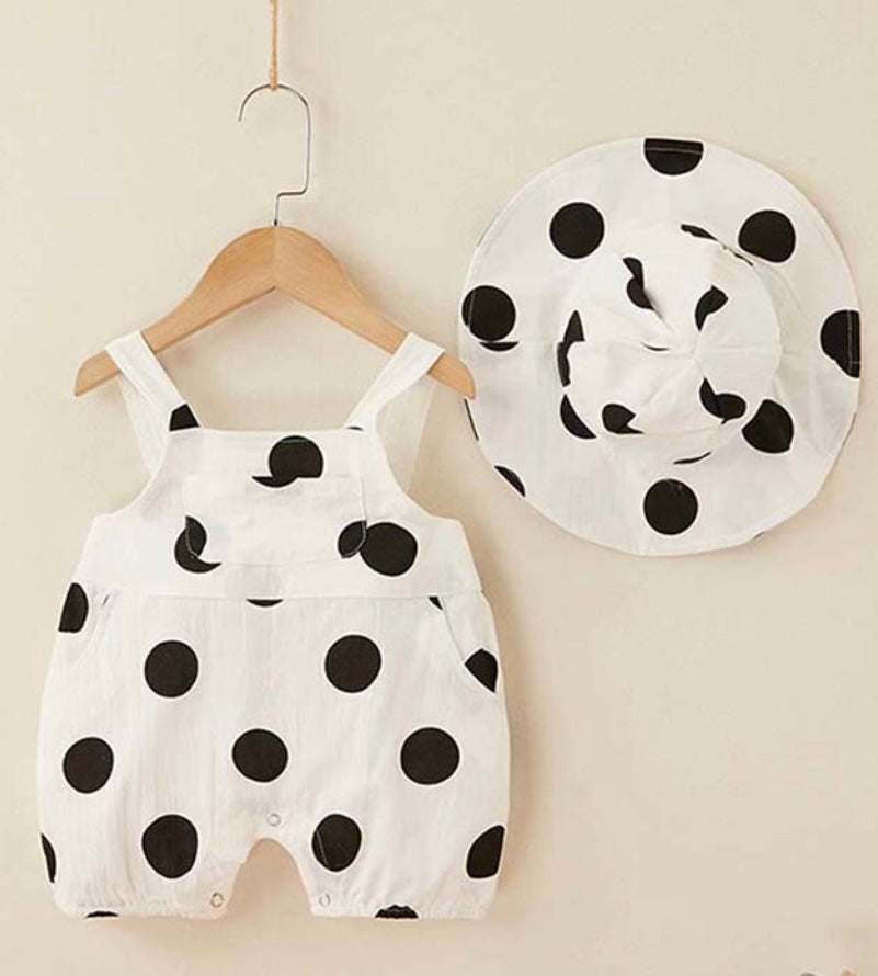 Summer Polka Dots Solid Bodysuit - Unisex