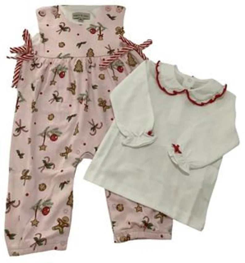 Gingerbread Girl Overall Set